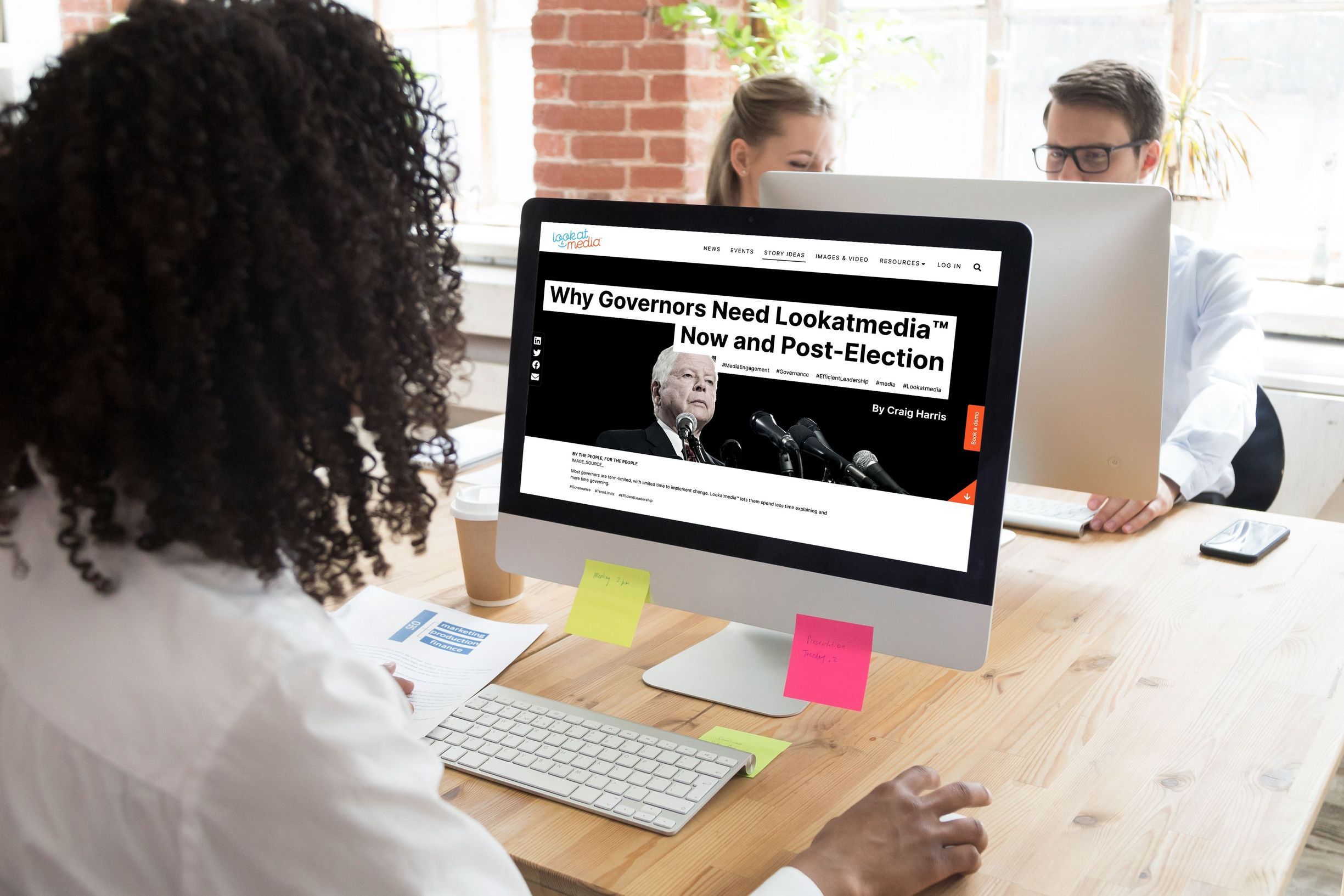 INSTANT CONNECTION WITH JOURNALISTS AND